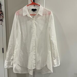 Like new Hatch maternity button down white shirt, size hatch 2
